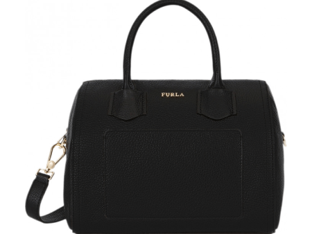 Furla Alba Small Satchel Women s Handbag - Black Online