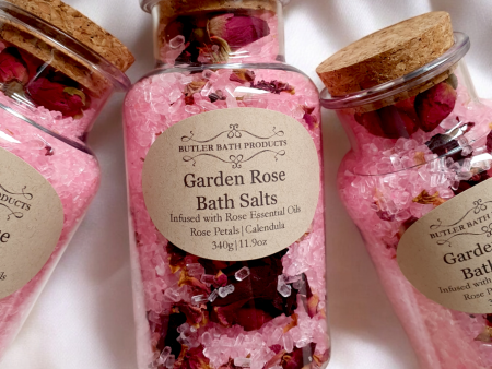 Garden Rose Bath Salts Soak - Epsom Online Hot Sale