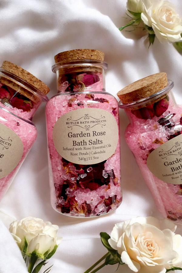 Garden Rose Bath Salts Soak - Epsom Online Hot Sale