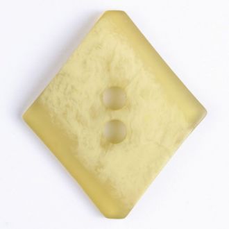 45mm 2-Hole Diamond Button - yellow-green translucent For Discount