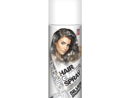 Silver Glitter Hair Spray Hot on Sale