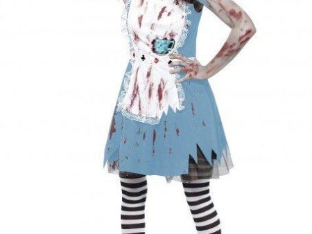 Zombie Alice in Wonderland Teen Costume Online Hot Sale