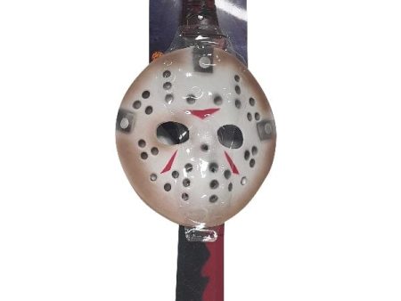 Jason Voorhees Machete and Mask Costume Set For Discount