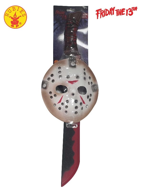 Jason Voorhees Machete and Mask Costume Set For Discount