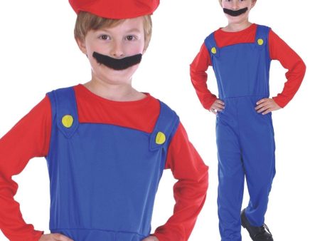 Super Plumber Boy Children s Costume Online