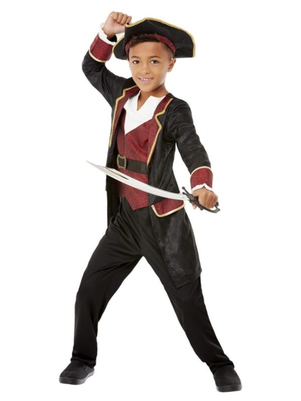 Deluxe Swashbuckler Pirate Costume for Toddlers and Boys Online Hot Sale