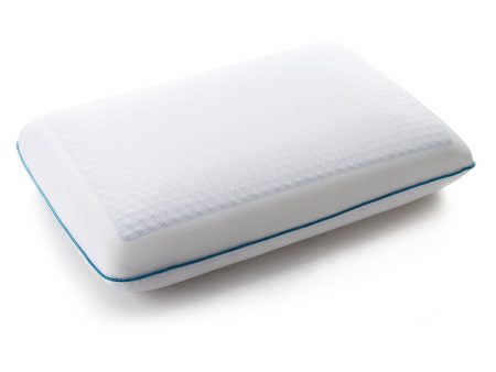 Cheer Collection Reversible Memory Foam Bed Pillow with Cooling Gel and Breathable Zip-off Cover by Cheer Collection Online now