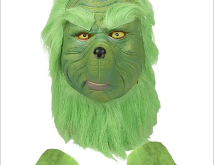 Grinch Mask and Gloves Set For Discount