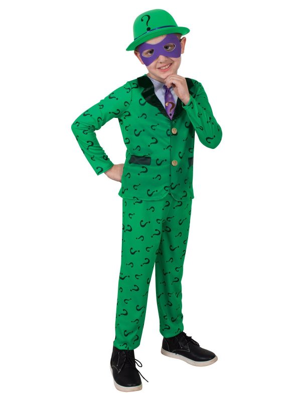 Riddler Deluxe Children s Costume Cheap