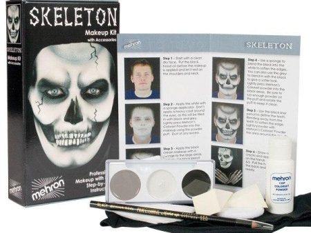 Skeleton Halloween Costume MakeUp Kit Online