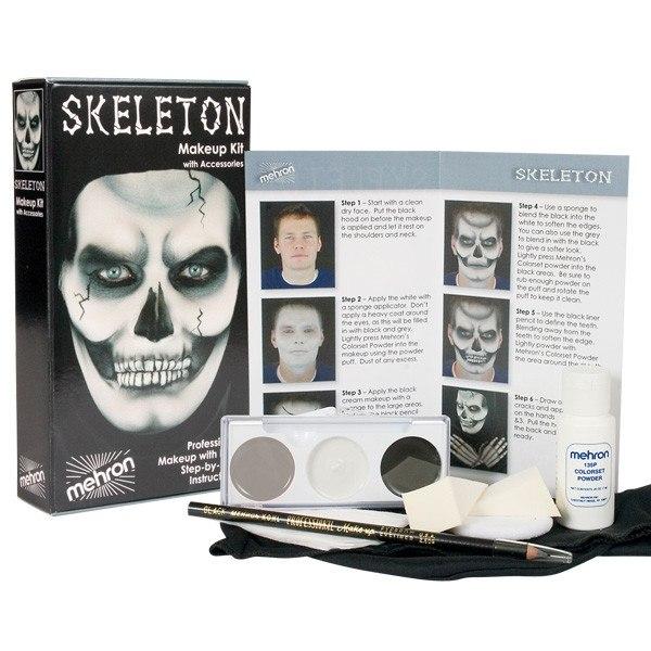 Skeleton Halloween Costume MakeUp Kit Online