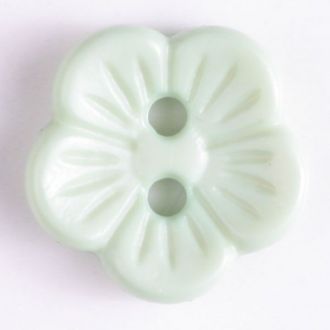 13mm 2-Hole Flower Button - light green Online Sale