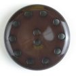 38mm 10-Hole Round Button - brown Hot on Sale