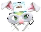 Bunny White Rabbit Animal Headband and Mask Dress Up Set Sale