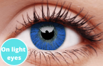 Basic Blue Coloured Contact Lenses Online Hot Sale