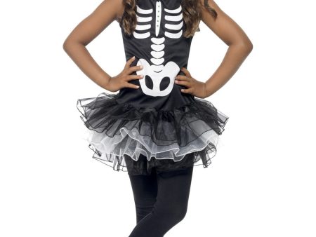 Skeleton Girls Tutu Halloween Costume Dress Discount