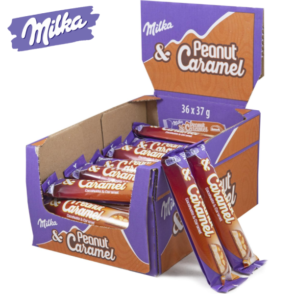 Milka Chocolade Reep Peanut Caramel 36x37g Online Hot Sale