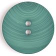 54mm 2-Hole Round Button - green Fashion