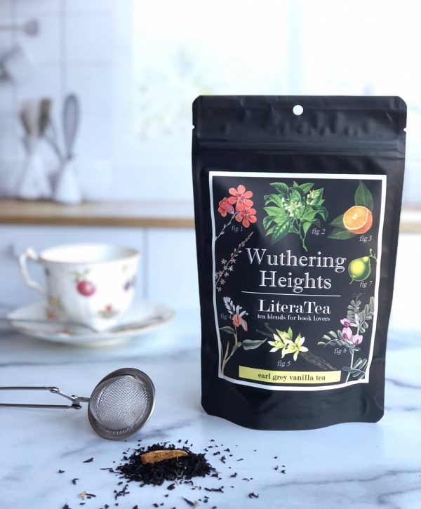 Wuthering Heights Earl Grey Bookish Tea Blend: 2oz Loose Leaf Pouch For Sale