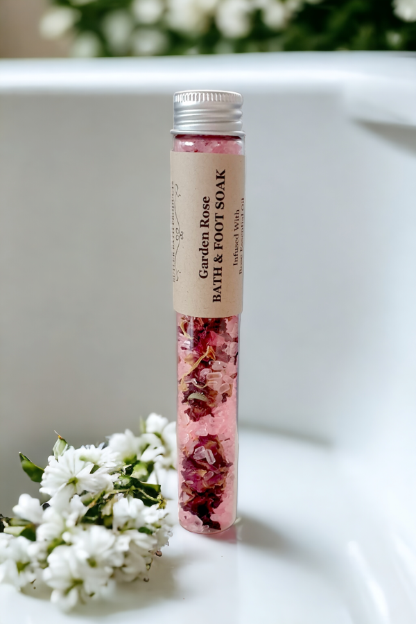 Bath salt soak test tubes: Rose Online