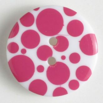 20mm 2-Hole Round Button - pink Sale