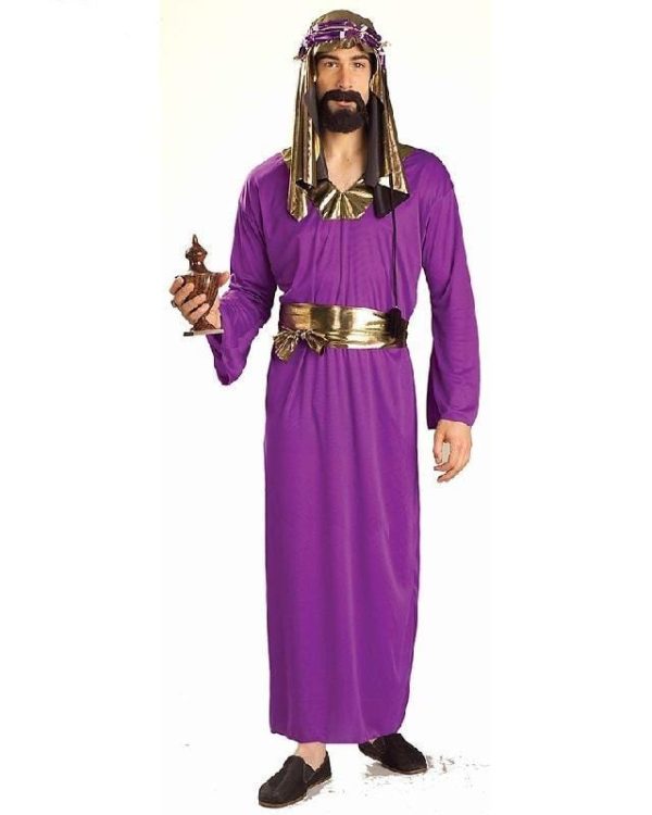 Biblical King Royal Purple Three Wise Men Christmas Men s Costume For Discount