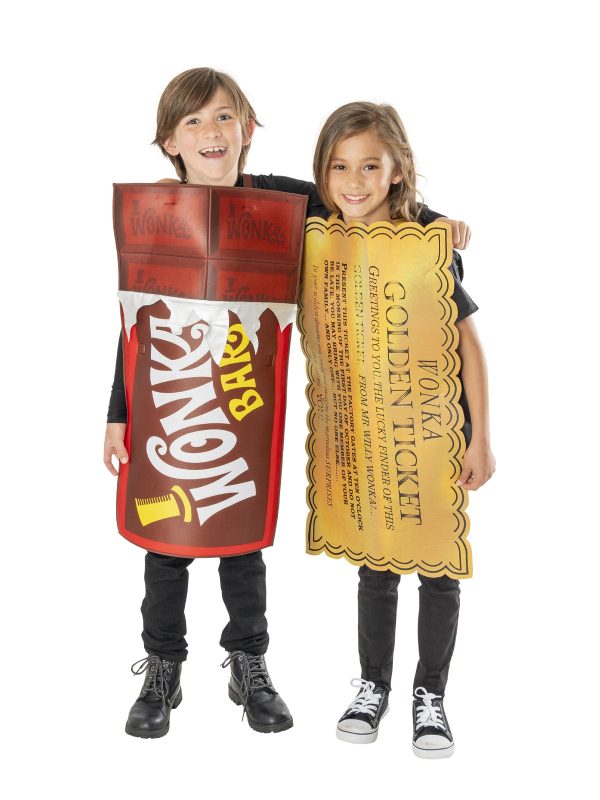 Chocolate Bar Costume Willy Wonka Cheap