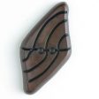 55mm 2-Hole Diamond Button - brown on Sale