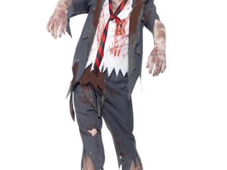 Zombie School Boy Halloween Costume For Discount