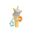 Unicorn Baby Squeaky Stick Rattle Yellow (22cmHT) Hot on Sale