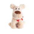 Puppy Dash Plush Toy w Heart on Nose Beige (25cmST) Fashion