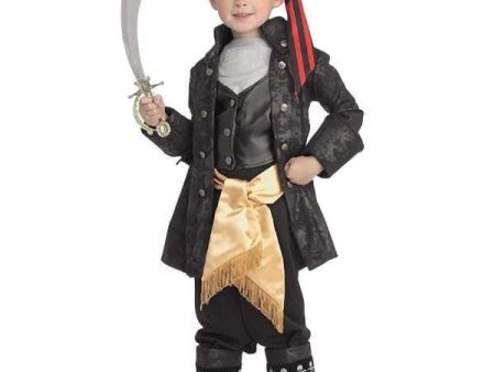 Captain Black Deluxe Costume for Boys Online