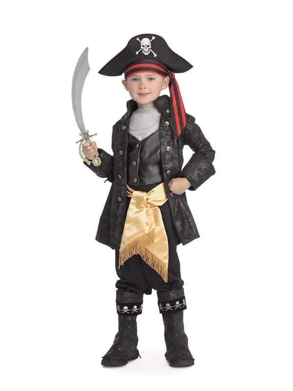 Captain Black Deluxe Costume for Boys Online