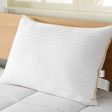 Cheer Collection Goose Down Alternative Striped Pillow - Multiple Sizes by Cheer Collection Discount