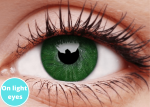 Basic Green Coloured Contact Lenses For Cheap