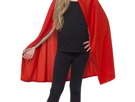 Hooded Cape Red Girls Cheap