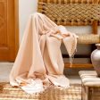 CleanBamboo® Vegan Cashmere Woven Throw Blanket by ettitude For Cheap