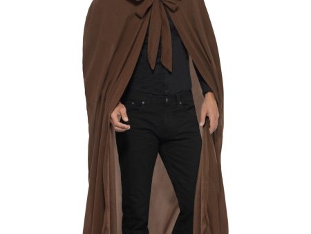 Gravekeeper Hooded Brown Cloak Supply