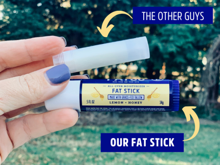 Fat Stick, Lemon + Honey, 0.5 Oz by FATCO Skincare Products Online now