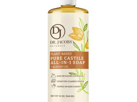 Almond All in 1 Castile Soap by Dr. Jacobs Naturals Discount