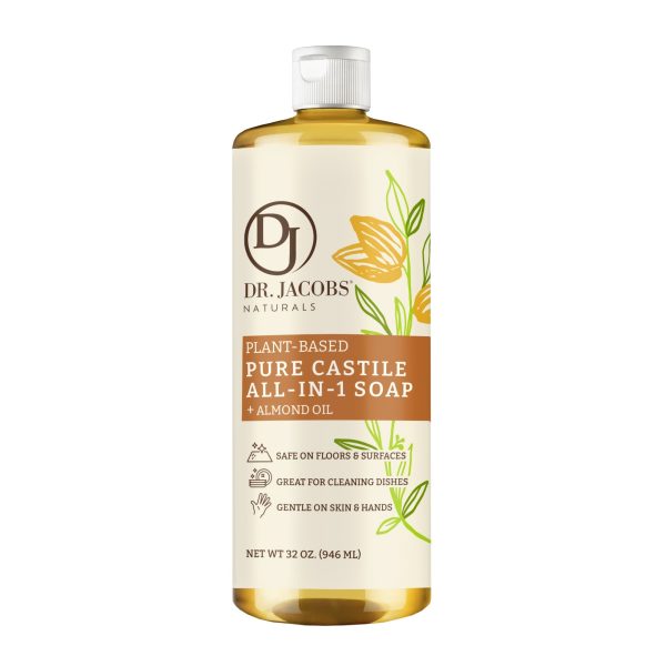 Almond All in 1 Castile Soap by Dr. Jacobs Naturals Discount