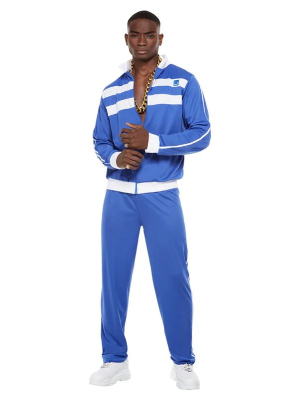 Blue 80 s Tracksuit Adult Men s Discount