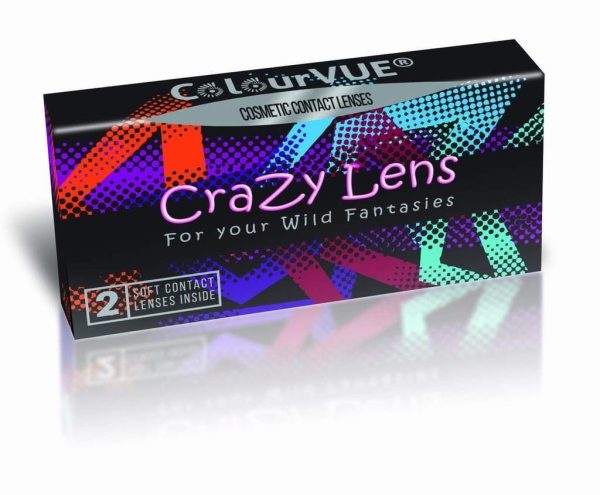 Black Red Ghouls Coloured Contact Lenses on Sale