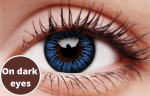 Cool Blue Coloured Contact Lenses Hot on Sale