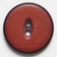 28mm 2-Hole Round Button - orange on Sale