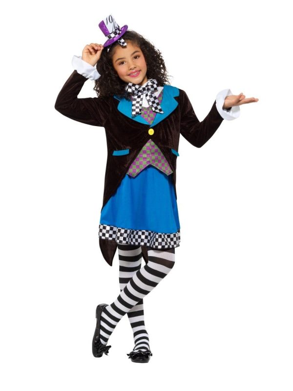 Deluxe Little Miss Hatter Children s Book Week Costume For Discount