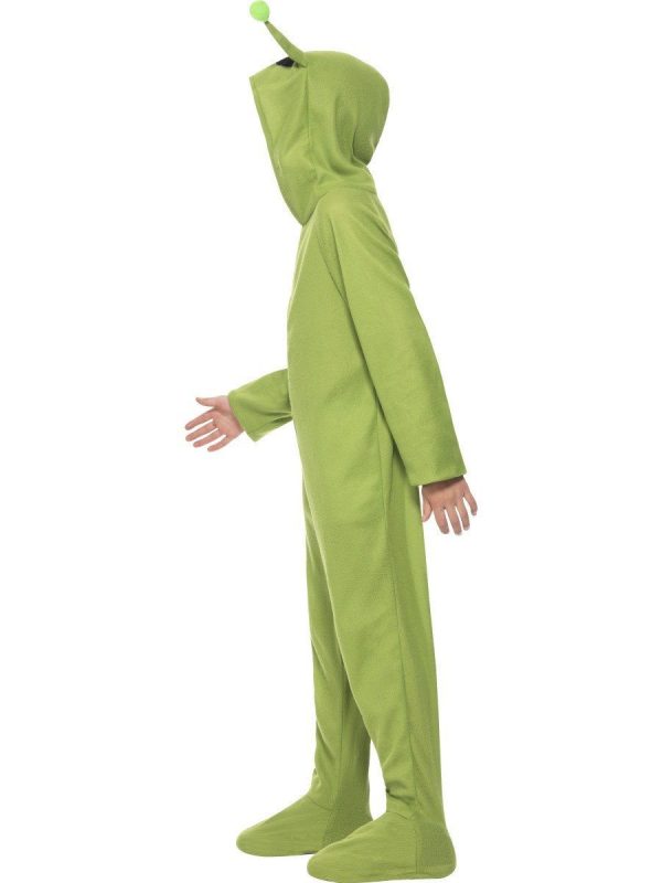 Alien Green Space Martian Fancy Dress Kids Costume Discount