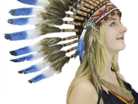 Indian Feather Headdress Quality Native American Chief War Bonnet For Sale