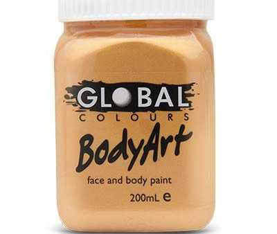 Gold Metallic Body and Face Paint Online Hot Sale