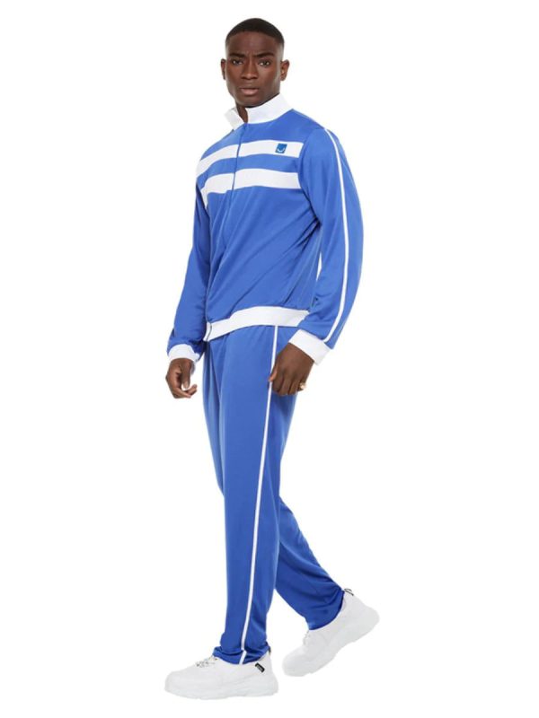 Blue 80 s Tracksuit Adult Men s Discount